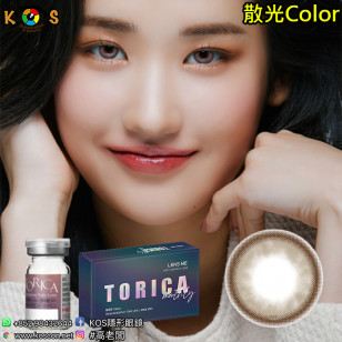 【散光】Lensme Torica Crenly Ash Brown 토리카 크렐 애쉬브라운 (난시 교정용) 每月抛棄散光彩妝隱形眼鏡